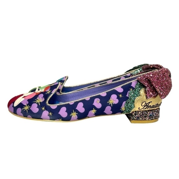 Irregular Choice x Disney Cinderella Ugly Sisters Flats Navy Purple Size 41 NEW - Picture 7 of 16